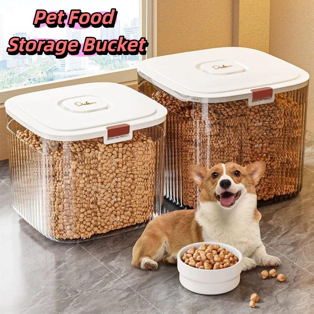 Герметичный контейнер для сухого корма кошек с откидной крышкой, бочка для хранения корма для домашних животных, контейнер для хранения корма для собак, хранение риса