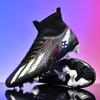 2025 Football Shoes High-top Boys and Children with Broken Nails and Spikes, Youth and Students Competition Artificial Turf Training Shoes