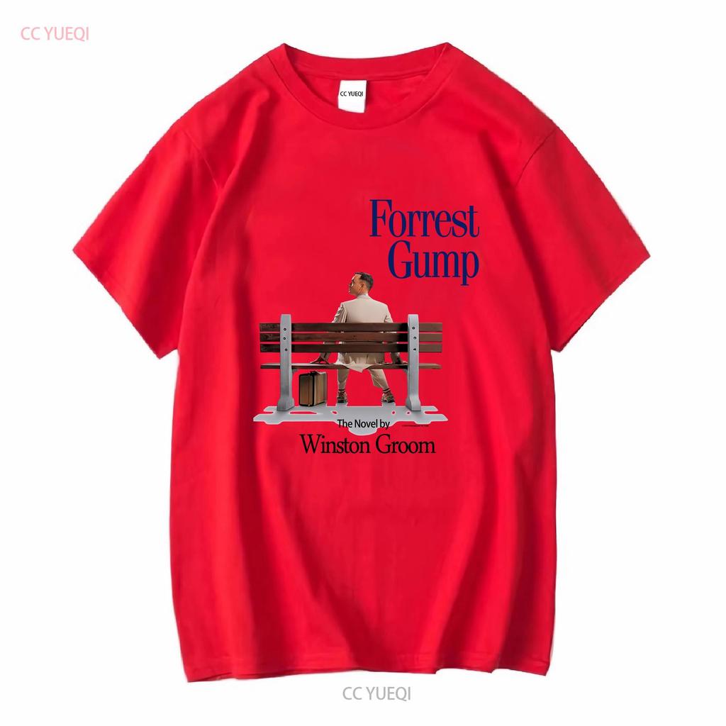 90s Forrest Gump Movie T Shirt USA L White Double Sided Print No mv1057 vintage Washed Breathable streetwear Comfortable Soft
