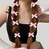 4cm Bow Hair Clip, Ballet  Ribbon, Small Hairpin, Dopamine Sweet  Hair Accessory