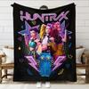 K-POP Flannel Blankets Demon-Hunters Travel Bedroom Sofa Blankets Birthday Gifts Soft Throw Blanket Gifts For Girls Home Decor