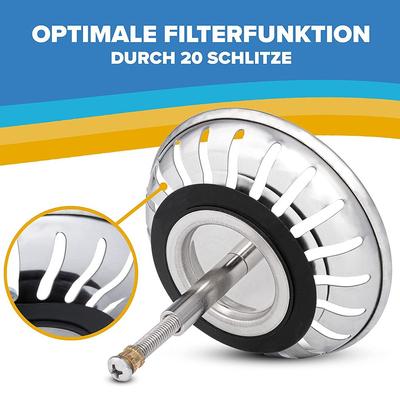 Для Blanco Сменный фильтр для кухонной раковины, пробка для отходов, сливной фильтр для раковины