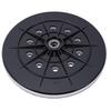 9 Inch Drywall Sander Backup Pad 10 Holes 6mm Thread Sanding Disc Pad ABS Hard Shell Soft Foam