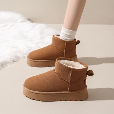 Зимние женские бархатные зимние сапоги женские большие хлопковые туфли с короткими зимними сапогами