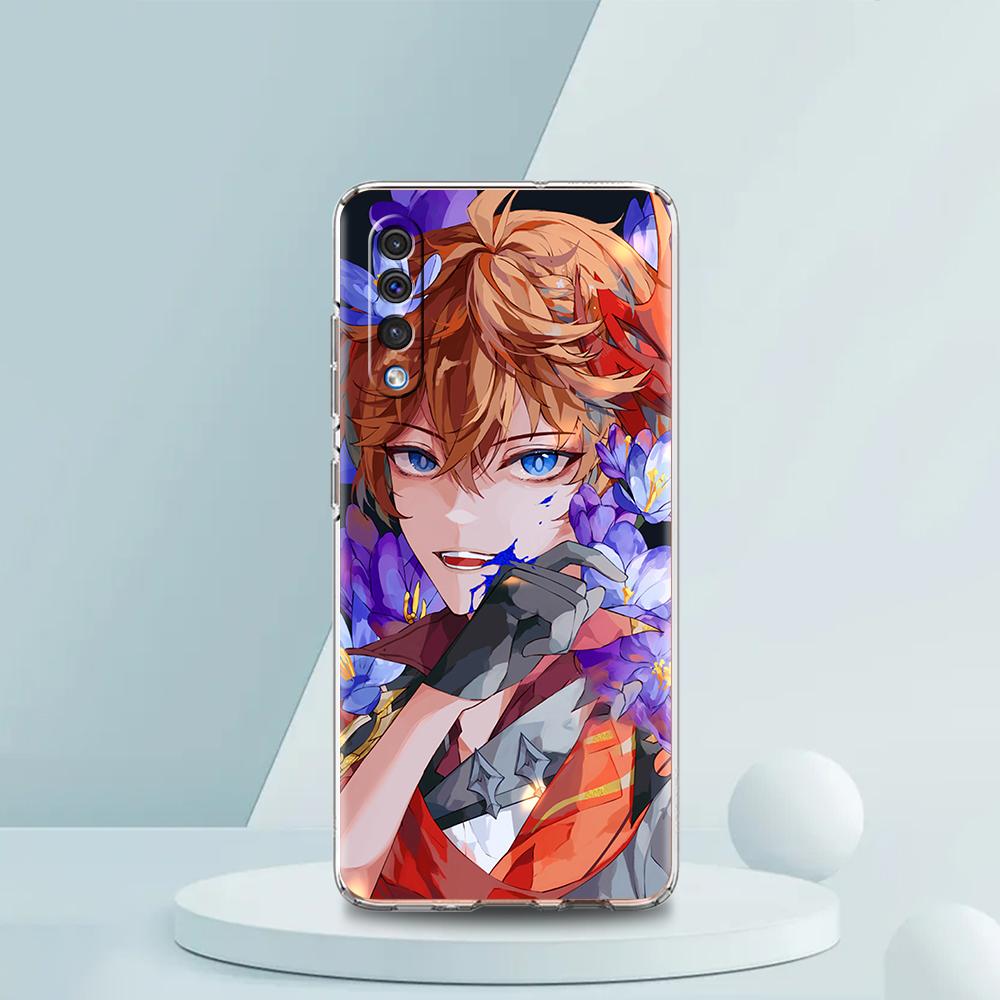 Чехол Genshin Impact Hu Tao Xiao для Samsung A54 A52 A50 A70 A10 A30 A40 A20S A20E A02S A12 A14 A22 A42 A72 A34 A32 5G A04s