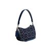 Coach CAT48 Brook Baguette Bag Signature Denim Blue LHRHY
