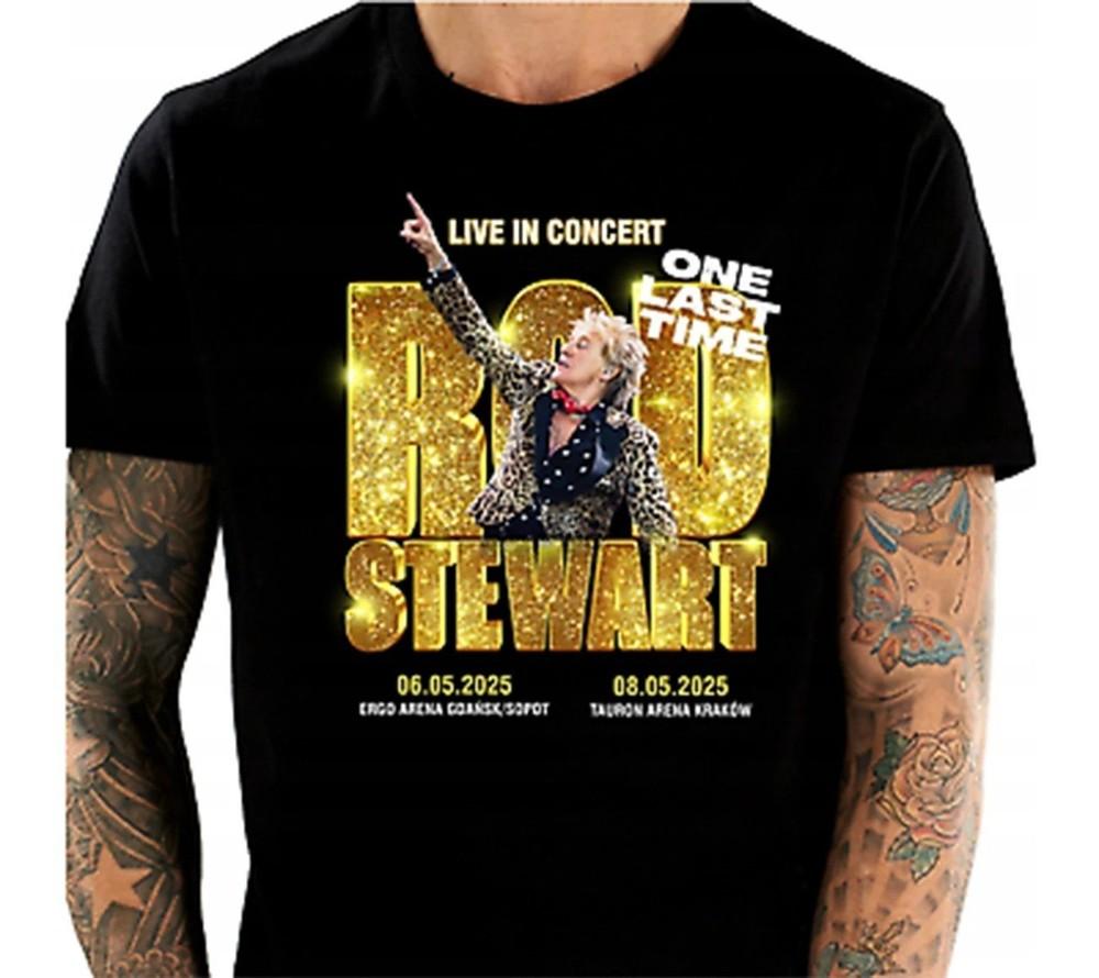 Rod Stewart In Concert Tour 2025 T-Shirt Unisex All Size S-5XL Unisex T-Shirt