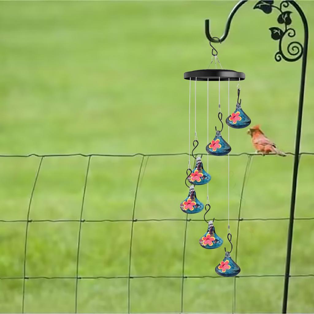 Wind Chimes Feeders, Wind Chime Feeder Outdoors Hanging, Wind Chime Feeder Garden Decor For Outside