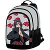 Naruto Itachi School Backpack - ToyBags - Double Compartment - Multicolor - Child