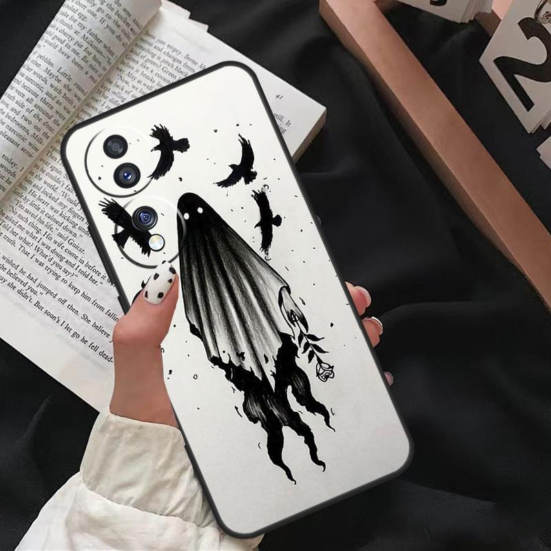 Чехол Halloween Ghost For Honor Magic 8 6 7 Pro для Honor X9d X9c X9b X9a X8c X8b 200 400 50 70 90 Lite Win RT