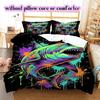 Ink splatter dark stylePattern Bedding Quilt Set Quilt Cover Pillowcase Home Decoration Birthday Gift (1 * duvet cover + 2 * pillowcase, without core)