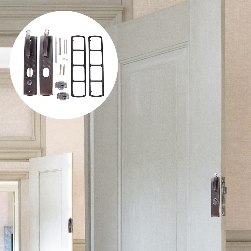 Aluminium Zinc Zinc Alloy Security Door Handle Universal Door Lock Household Hardware Panel Handle Home