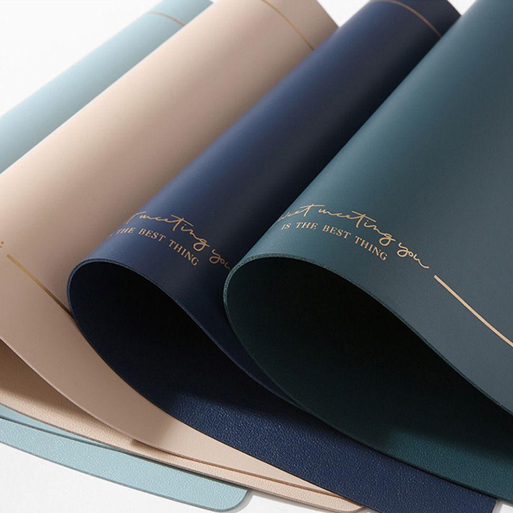 PU Leather Leather Placemat Chinese Style Oil Proof Mat Indoor Outdoor Western Placemat  Christmas