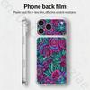 Тканевый принт в африканском стиле для iPhone 17 pro Max / 17 pro Полное покрытие Наклейка Skin Wrap 3D Цветная Задняя Защитная пленка-стикер