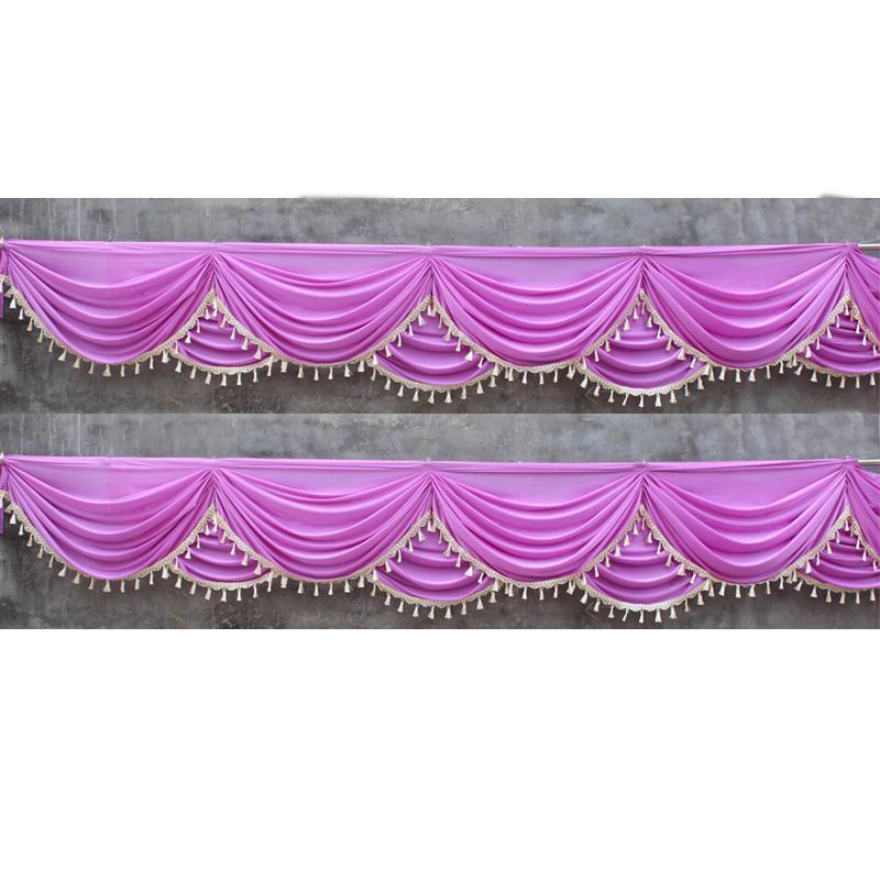 3/6M Шарф-драпировка из искусственного шелка для свадебного фона, занавеска, сценический фон, украшение на день рождения, рождественское мероприятие, товары для вечеринки, оптом