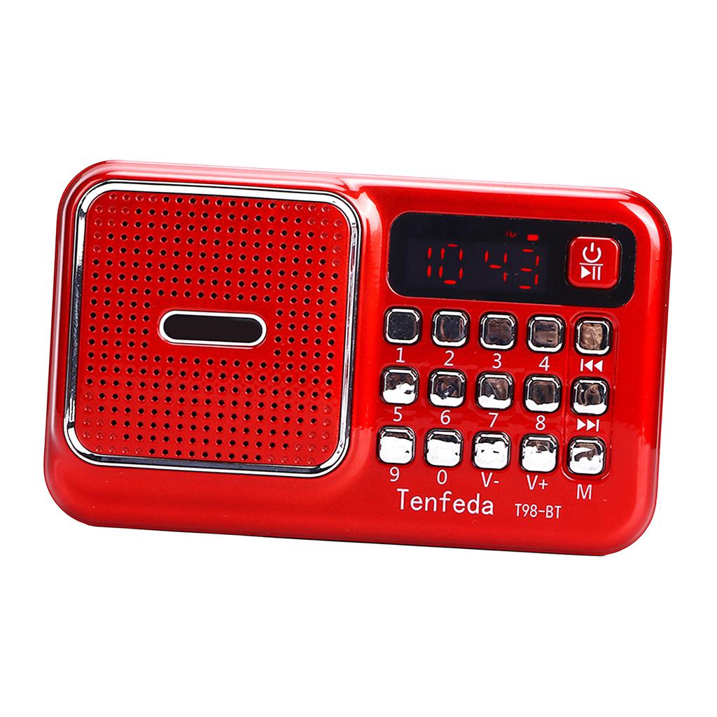 Портативное FM-радио на батарейках, компактное радио с MP3-плеером для домашнего офиса