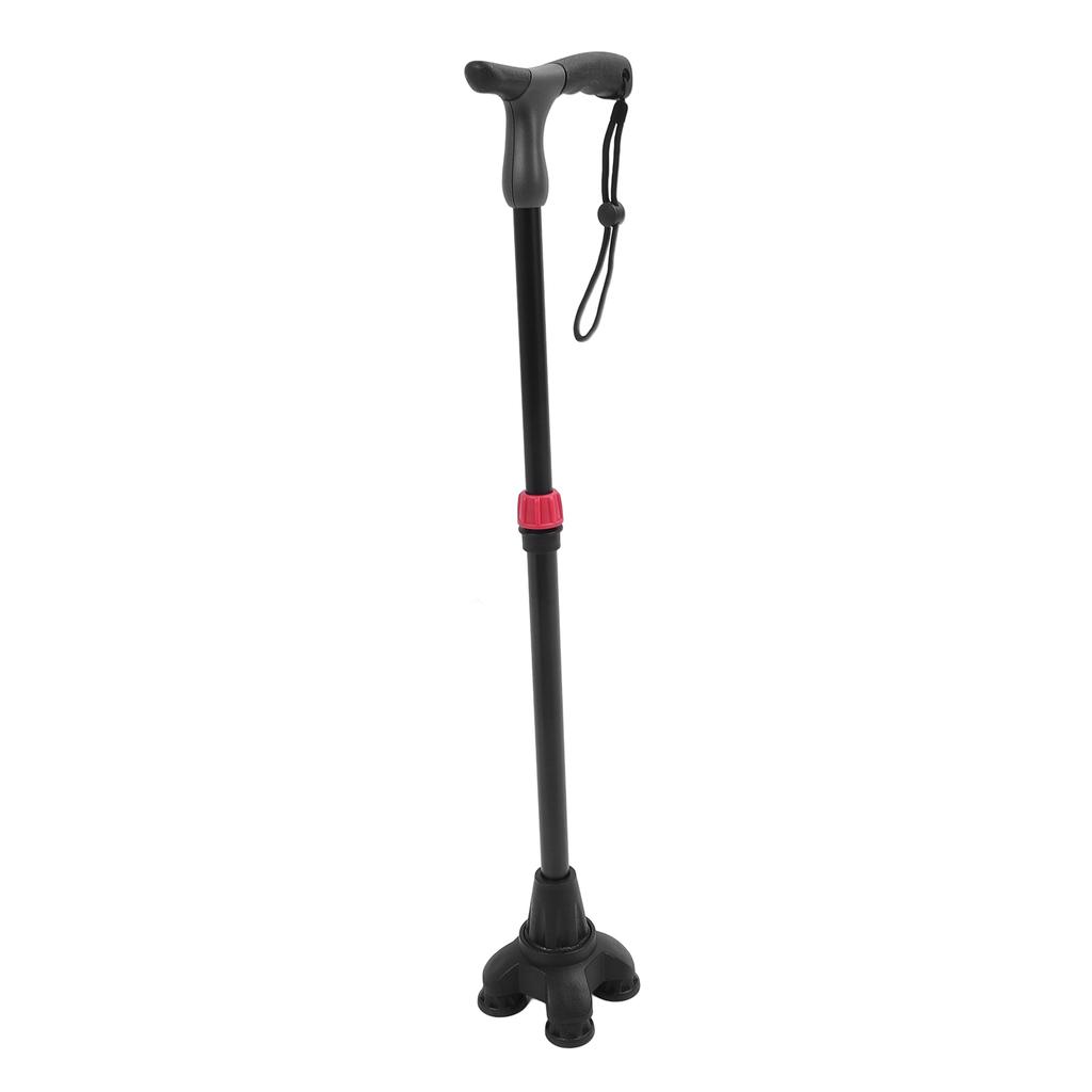 Телескопическая трость для ходьбы 10 регулировка высоты эргономичная нескользящая трость из алюминиевого сплава для ходьбы