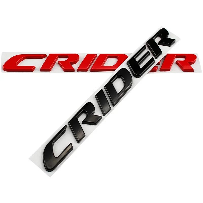 MPC4 Honda CRIDER 3D Металлические Наклейки на Автомобиль 20 см Значок на Боковое Крыло Стайлинг Логотип Эмблема Наклейки Аксессуары для Заднего Багажника для 2011 2023 2025 M