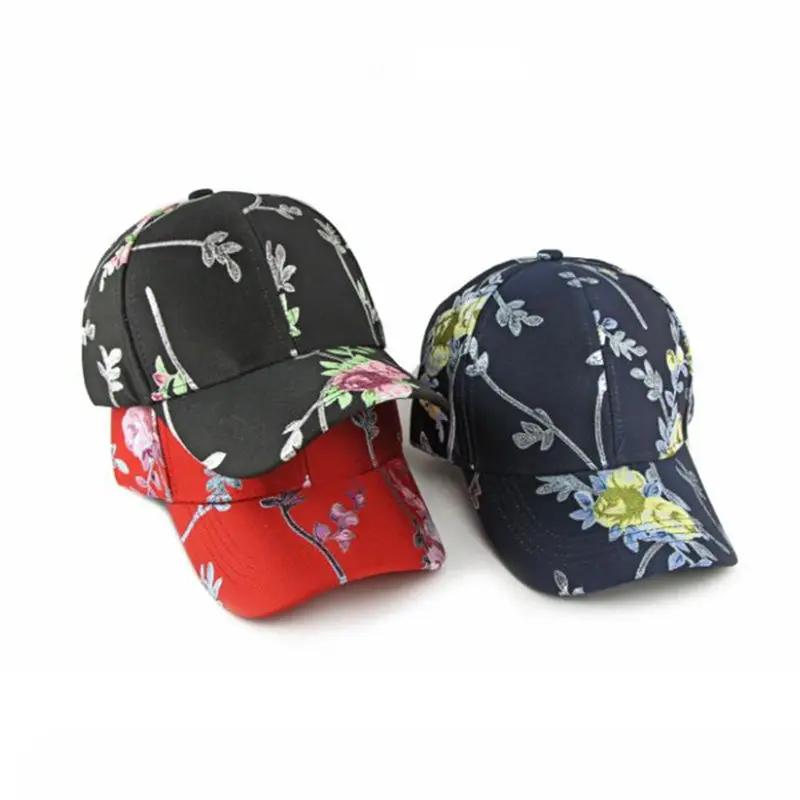 LDSLYJR Четыре сезона Полиэстер Принт Кепка Бейсболка Регулируемая Наружная Snapback Кепки для Девочки и Женщин 125