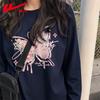 Warrior Women's Loose-Fit Pure Cotton Long-Sleeve T-Shirt
