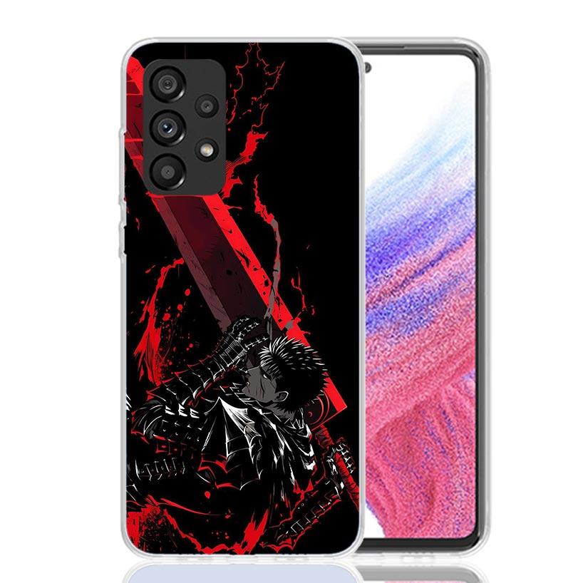 Чехол для телефона с аниме G-Guts B-Berserks для Samsung Galaxy A52 A32 A22 A12 A02S A50S A30S A51 A31 AA71 Note 20 Ultra 10 S10 Plus Gala