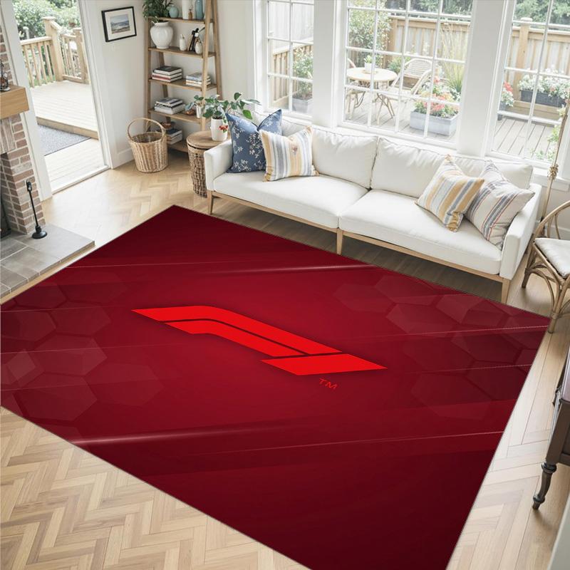 F1 Design Crystal Velvet Carpet Cozy Non?Slip Printed Rug For Bedroom Living Room Entrance