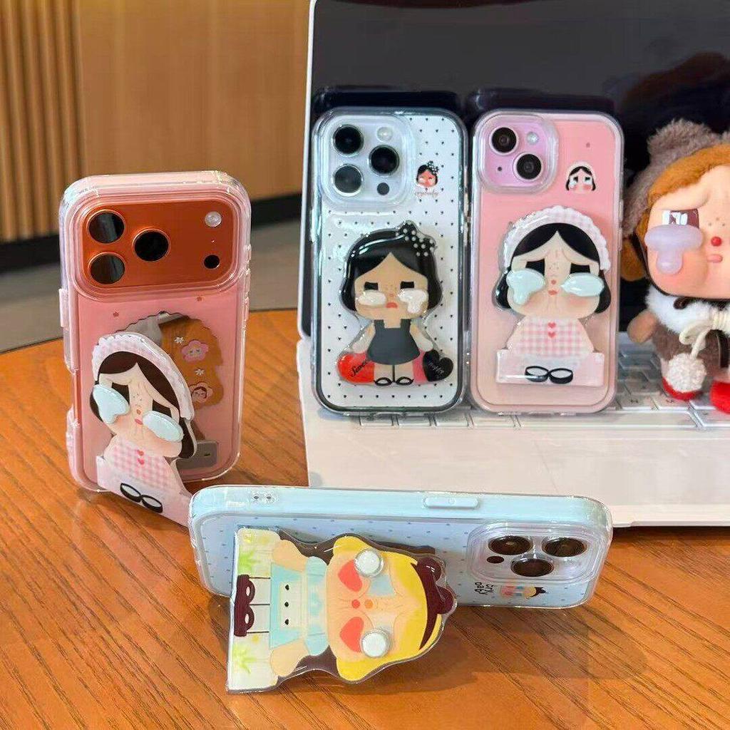 Чехол для телефона Love polka dot crying baby подходит для Apple 11promax с зеркалом Xiaomi 11oppo Huawei vivo
