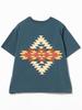 B:MING LIFE STORE by BEAMS S/S TEE PENDLETON Back Print T-Shirt Women's Blue One Size