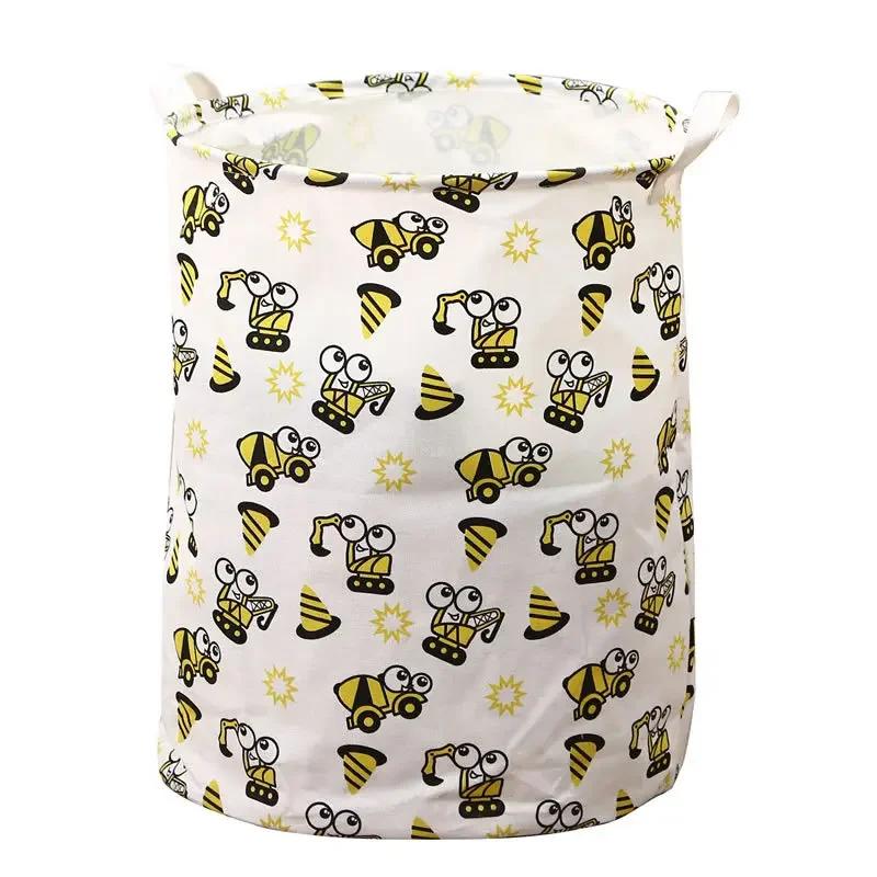 Корзина для хранения Складная тканевая корзина для белья Ведро для хранения игрушек Одежда Обувь Корзина для грязной одежды Контейнер для хранения бытовых вещей