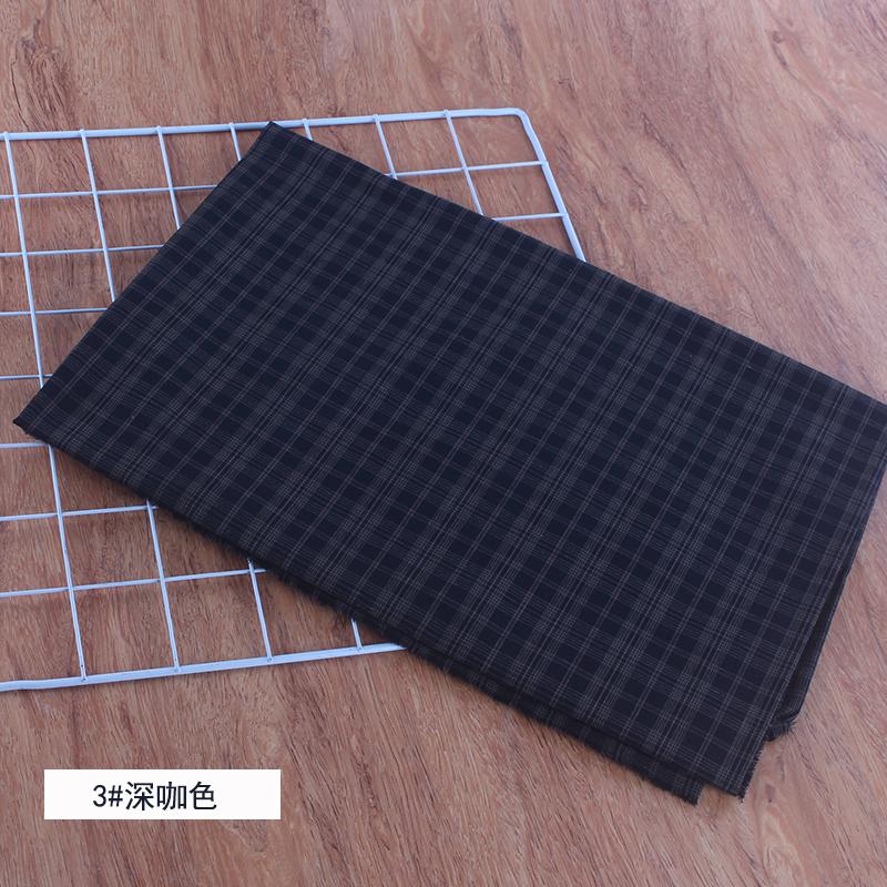 100% Хлопок Мелкая Клетка Ткань на Метр для Юбок Одежды Наволочек Шитье Дышащая Плательная Ткань Розовый Желтый Гипоаллергенный