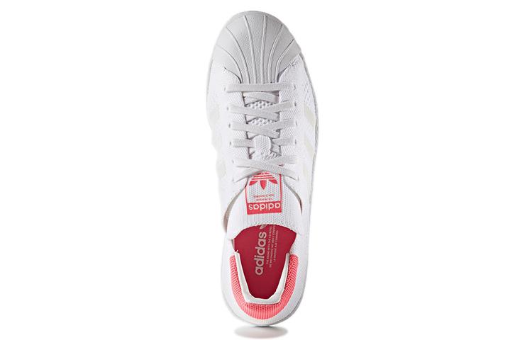 adidas Женские Superstar 80s Primeknit 'White Solar Pink' Женские BB5095
