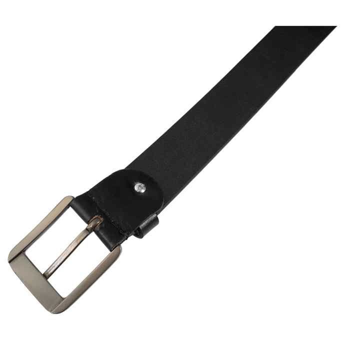 Ceinture - LEONARDO VERRELLI - Modèle Classique - Cuir véritable - Noir - 130 cm ajustable