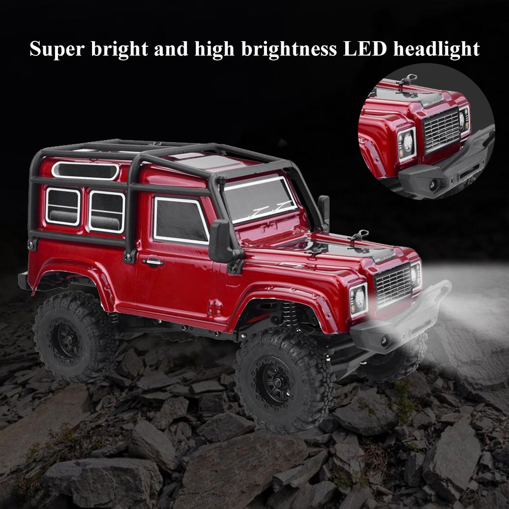 RGT 136240 V2 Мини 1 24 Беспроводное Управление Симуляция Лазания для Land Rover D90 RC Внедорожник(красный )