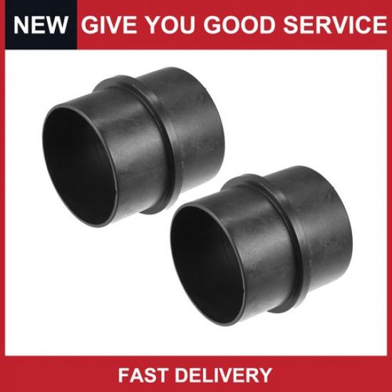 Universal 75mm OD Car Air Ducting Connector Straight Joiner Pipe Pack of 2