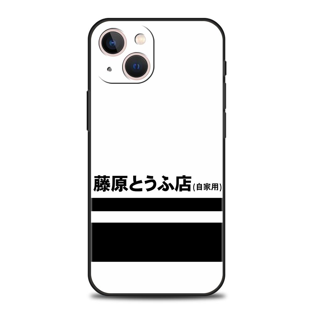 Чехол для телефона Initial D AE86 для iPhone 16 15 14 13 12 Pro Max 11 Pro Max 7 8 Plus XS XR Ударопрочный Мягкий чехол Capas Сумка ТПУ