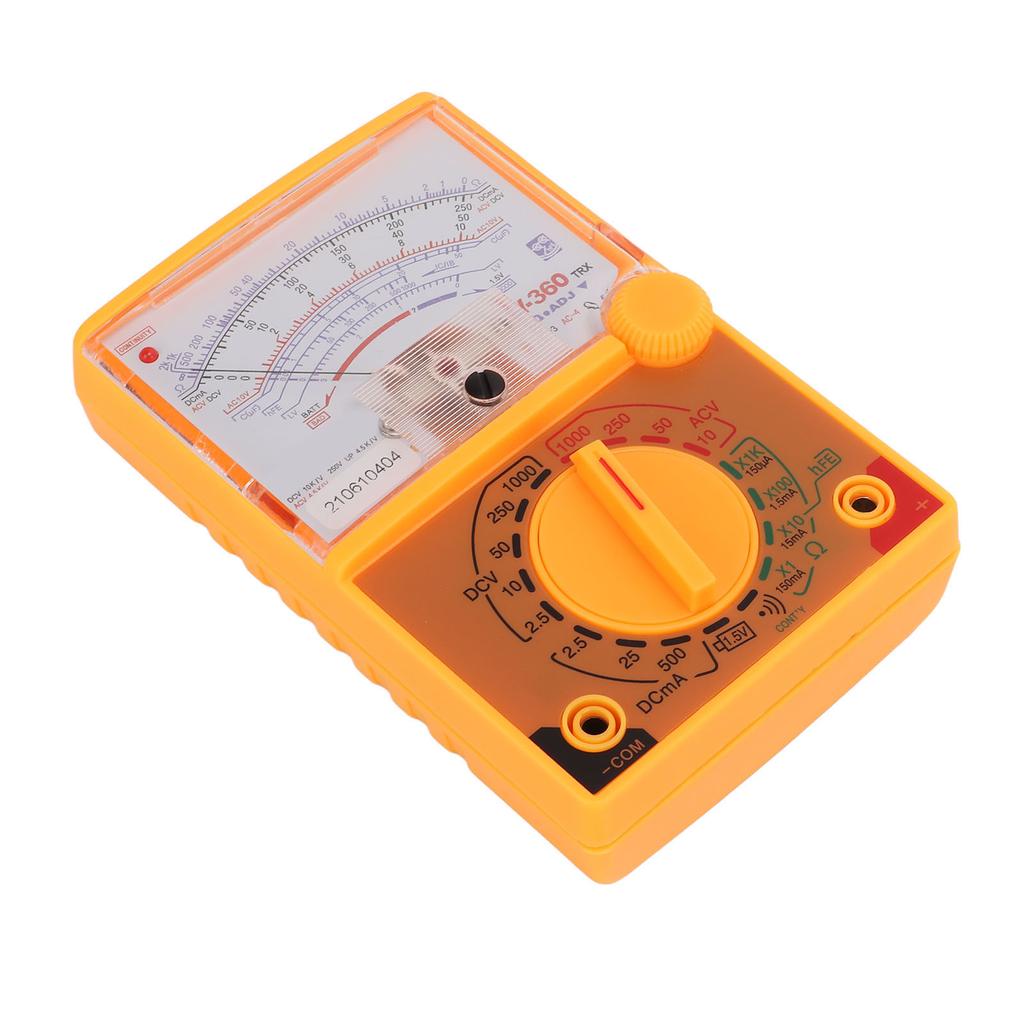 Multimeter High Definition Scale Multiple Measuring Ranges Humanized Design Small Safe Pointer Multimeter