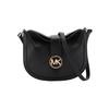 Michael Kors Mk Gabby Solid Color Casual Commuter Spring 2023 New Style Synthetic Leather Shoulder Crossbody Bag Small Women bags Black 35S3G5GC1O-001