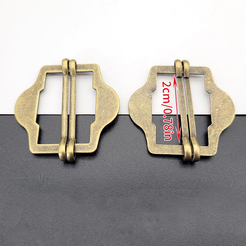 3 шт. Металлические пряжки-трехщелёвки с двумя ползунками Для жилета костюма Ремень сумки через плечо Ползунок ремня Регулировка Прямоугольная пряжка