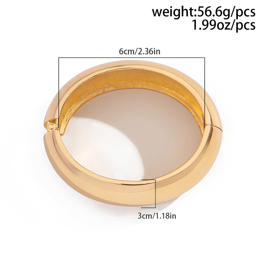 Hot Selling Ins Exaggerated Faceted Geometric Bracelet Niche Personality Design Sense Spring Buckle Open Bracelet