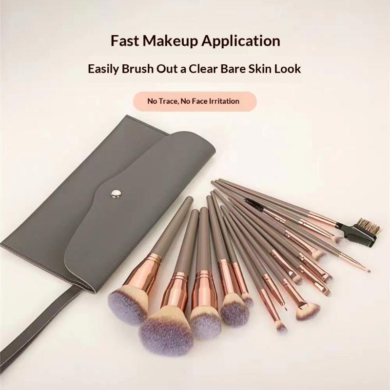 7/15Pcs Makeup Brushes Face Eyes Make Up Brush Eyelash Eyeshadow Eyebrow Eyeliner Foundation Powder Blush Highlight Lips Brush