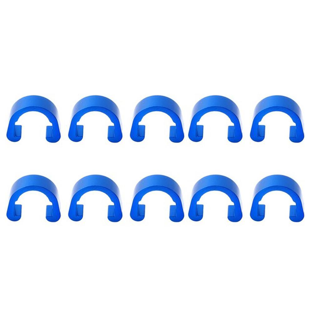 Aluminum Zinc Zinc Alloy For Brake Cable Bicycle C Clips Fixed Tubing Clips C Shape Buckle Fixed Clamp Clips