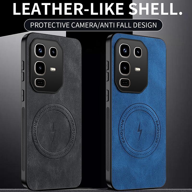 Роскошный чехол из мягкой кожи для телефона Infinix Note 50, для Infinix Note 50 Pro Plus, бамперная защита, противоударная магнитная крышка