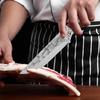 Нож для разделки мяса из нержавеющей стали, кухонный нож для разделки филе рыбы, пластиковая ручка, тесак для мяса, фруктов, овощей, поварской нож с чехлом