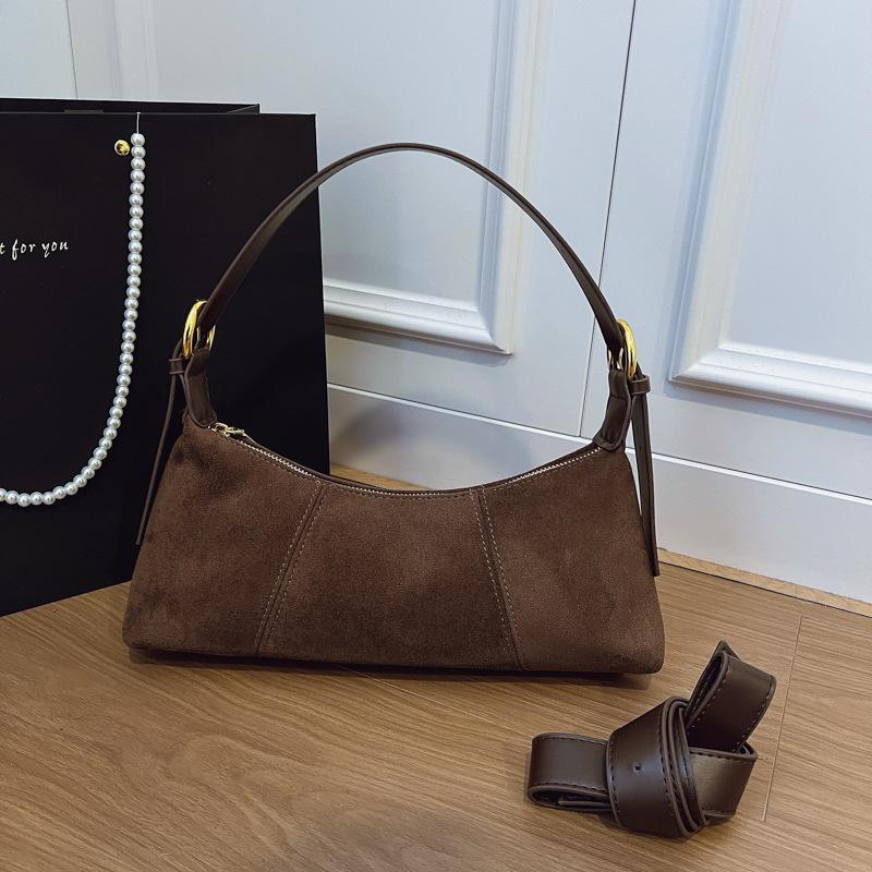 Французский зарубежный стиль персонализированная сумка под мышкой женская 2025 осень большая вместимость повседневная простая высокая ценность сумка через плечо женская