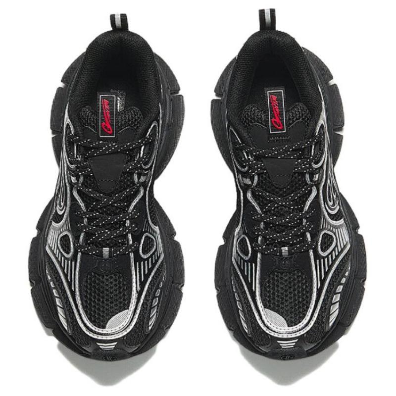 Anta Женские Повседневные Низкие Кроссовки Champion Series AG-G01 Черный Серебристый 122438805A-1