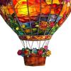 1/2Pcs Hot Air Balloon Sun Catcher Tough Acrylic Sunlight Reflection Catcher Room Decor
