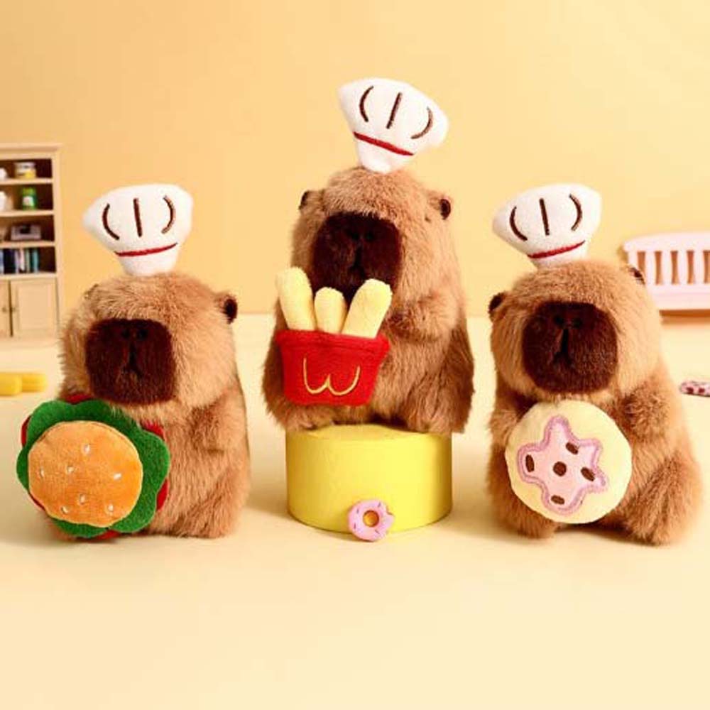 Animals Plush Capybara Keychain Capybara Guinea Pig Pendant Capybara Keyring  Unisex