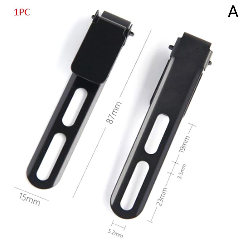 Универсальный тактический поясной зажим-ножны из нержавеющей стали для кобуры, черный