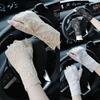 Summer Thin Style Half-finger Gloves UV Protection Sun Protection Gloves  Driving Riding