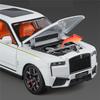 1/24 2025 Rolls Royce Внедорожник Cullinan Сплав Роскошный Модель Автомобиля Литье под Давлением Металлическая Игрушечная Машина Транспортные Средства Модель Звук Свет Симуляция Подарок для Детей